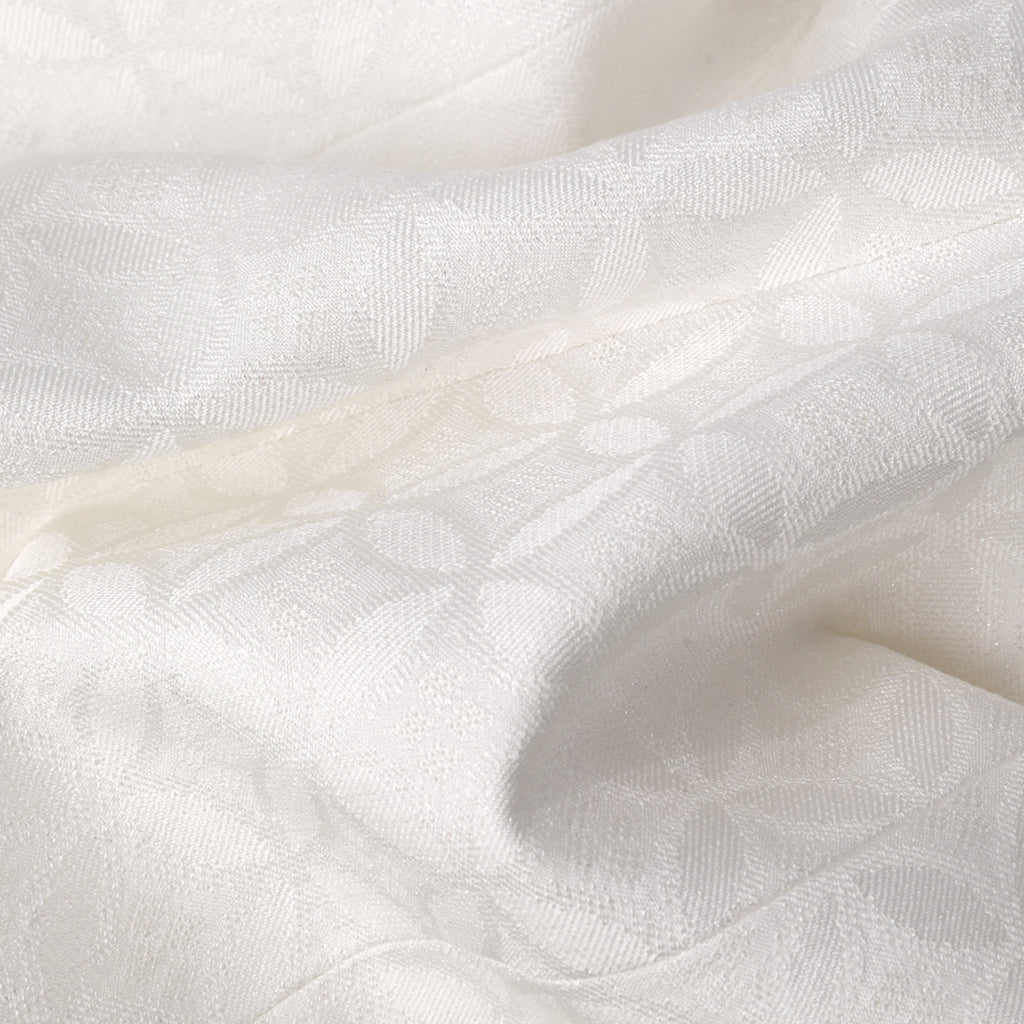 客订-中式国风白色提花短裤