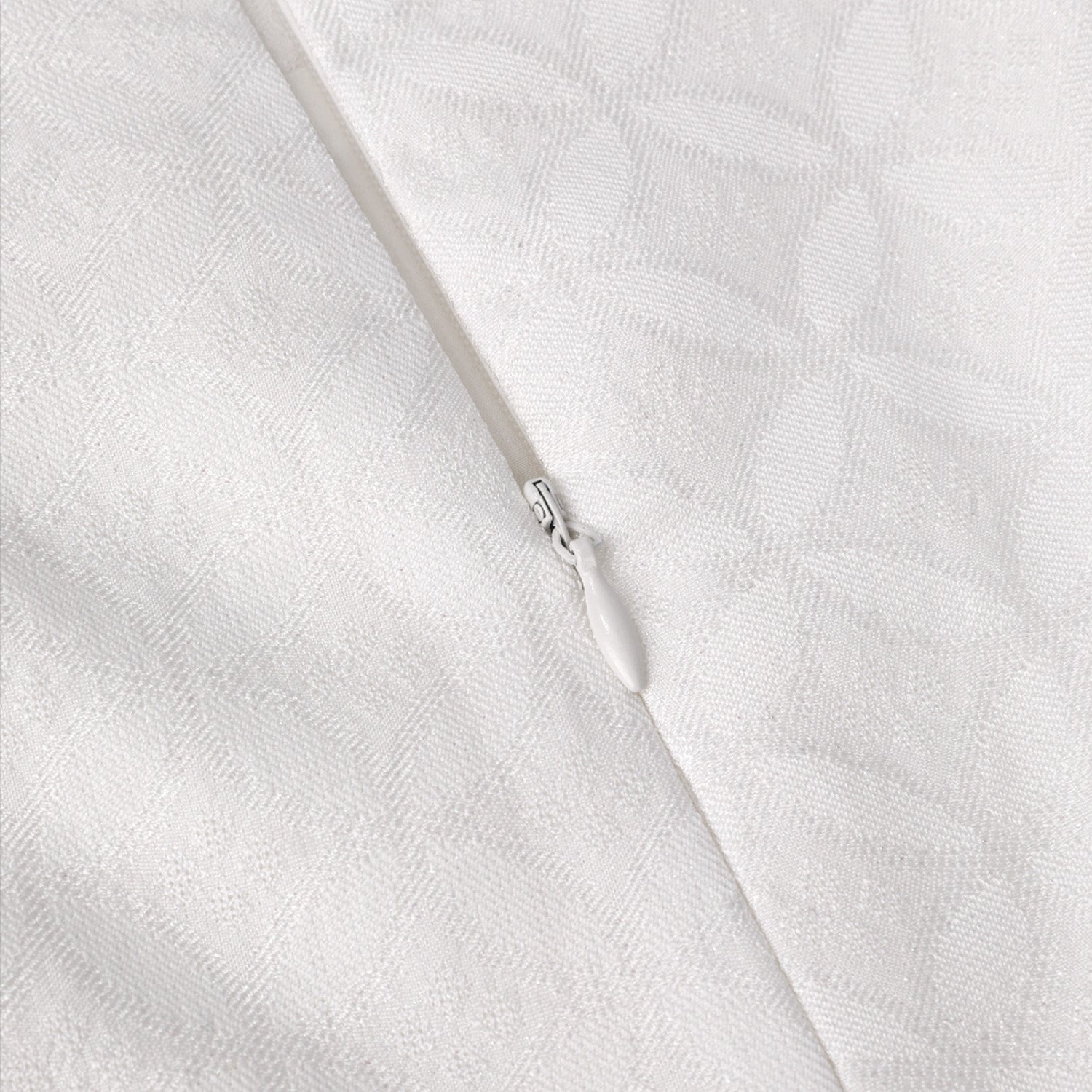 客订-中式国风白色提花短裤